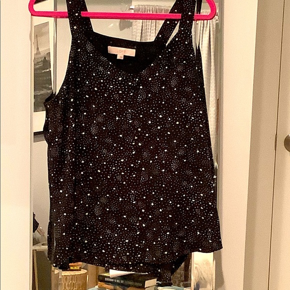 LOFT Galaxy Star Print Flowy Tank L - Picture 2 of 5